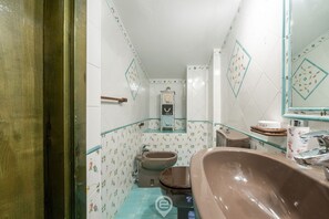 Bruser, hårtørrer, bidet, håndklæder