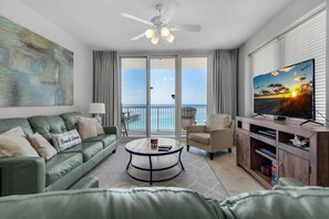 Apartment, Multiple Beds (Summerwind Center 1304) | Living area | Flat-screen TV
