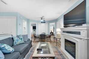House, Multiple Beds (The Pal House) | Living area | TV
