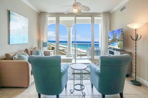 Apartment, Multiple Beds (Portofino Island Resort 1- 809) | Living area | TV - Portofino Island Resort 1- 809 (Pensacola Beach)