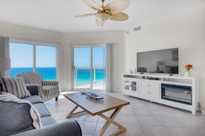 Condo, Multiple Beds (Emerald Isle Unit 1207) | Living area | TV