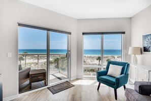 Condo, Multiple Beds (Emerald Isle unit 206) | Living area - Emerald Isle Unit 206 (Pensacola Beach)