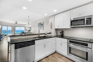 Condo, Multiple Beds (Emerald Isle unit 206) | Private kitchen | Oven, toaster, paper towels