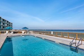 Condo, 1 King Bed with Sofa bed (Palm Beach Club 2-112 The Sugar Spot) | Pool | Outdoor pool, a heated pool - Palm Beach Club 2-112 The Sugar Spot (Pensacola Beach)