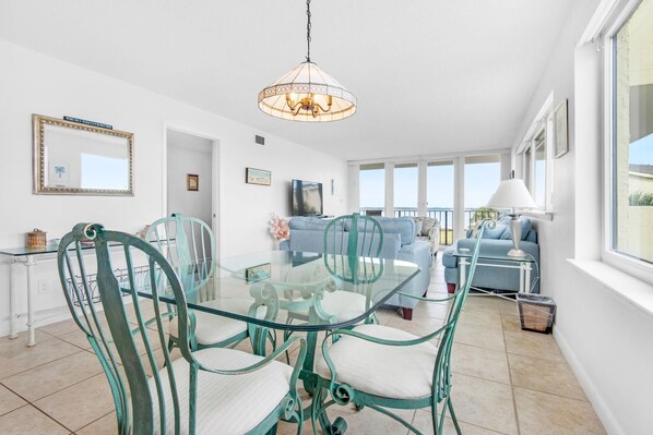 Condo, Multiple Beds (Santa Rosa Dunes 1021) | Living area | TV - Santa Rosa Dunes 1021 (Pensacola Beach)