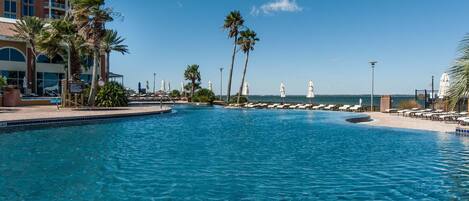 Condo, Multiple Beds (Portofino Island Resort 1-1306) | Pool | Indoor pool, outdoor pool