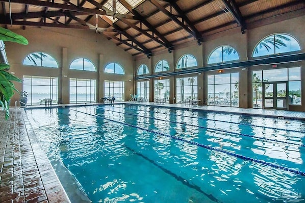 Lägenhet - flera sängar (Portofino Island Resort 1-1306) | Pool | Inomhuspool och utomhuspool