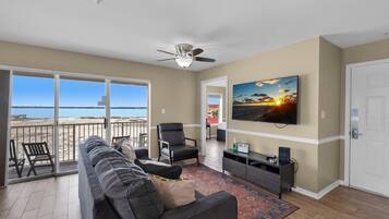 Condo, Multiple Beds (Sunset Harbor Villas 431) | Living area | TV