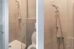 Ducha y secador de pelo