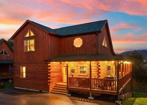 Exterior - Top 5% Cabin, Pvt Indoor Pool, Mtn Views, Hot Tub, Arcade Games, A+ Location! (Pigeon Forge)