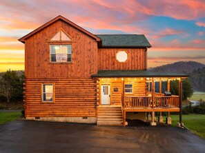 Exterior - Top 5% Cabin, Heated Indoor Pool, Hot Tub, Mtn Views, Arcade Games, A+ Location! (Pigeon Forge)