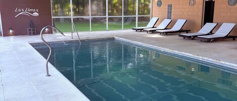Indoor pool, outdoor pool
