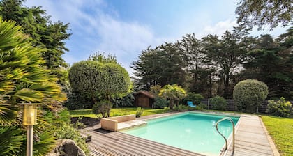 Villa 'Avec Piscine - Plage 400 M' avec piscine privée, terrasse privée et Wi-Fi