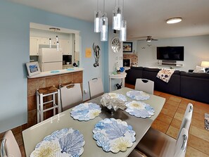 Condo, Multiple Beds, Pool Access, Pool View (Seascape Villa B7) | Dining - Seascape Villa B7 (Corpus Christi)