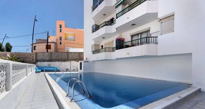 Vacation Apartment 'La Concha' with Sea View, Shared Pool and Balcony
