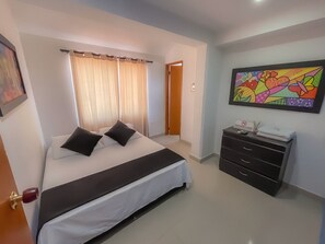 Standard Double Room, City View | Iron/ironing board, free WiFi, bed sheets - Sweet Caribbean Airport Hotel (San Andrés)