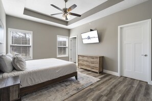 5 dormitorios, tabla de planchar con plancha, wifi y ropa de cama