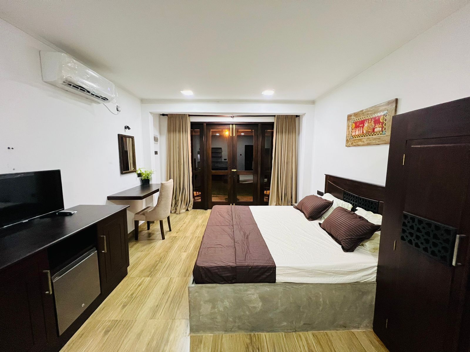 1 chambre, fer et planche à repasser, Wi-Fi, literie fournie