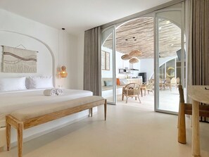 别墅, 3 间卧室, 露台, 泳池景观 | 3 多间卧室、埃及棉床单、高档床上用品、客房内保险箱