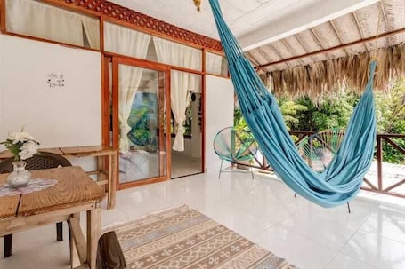 Deluxe Room, 1 Bedroom, Mountain View | Terrace/patio. Hotel talu tayrona