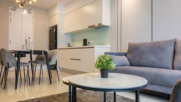 Lägenhet Business | Vardagsrum | Platt-tv