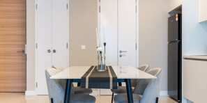 Lägenhet Business | Vardagsrum | Platt-tv