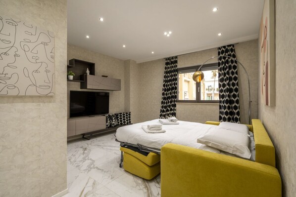 1 chambre, fer et planche à repasser, Wi-Fi, draps fournis