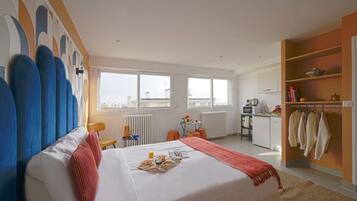 1 chambre, fer et planche Ă repasser, Wi-Fi, draps fournis