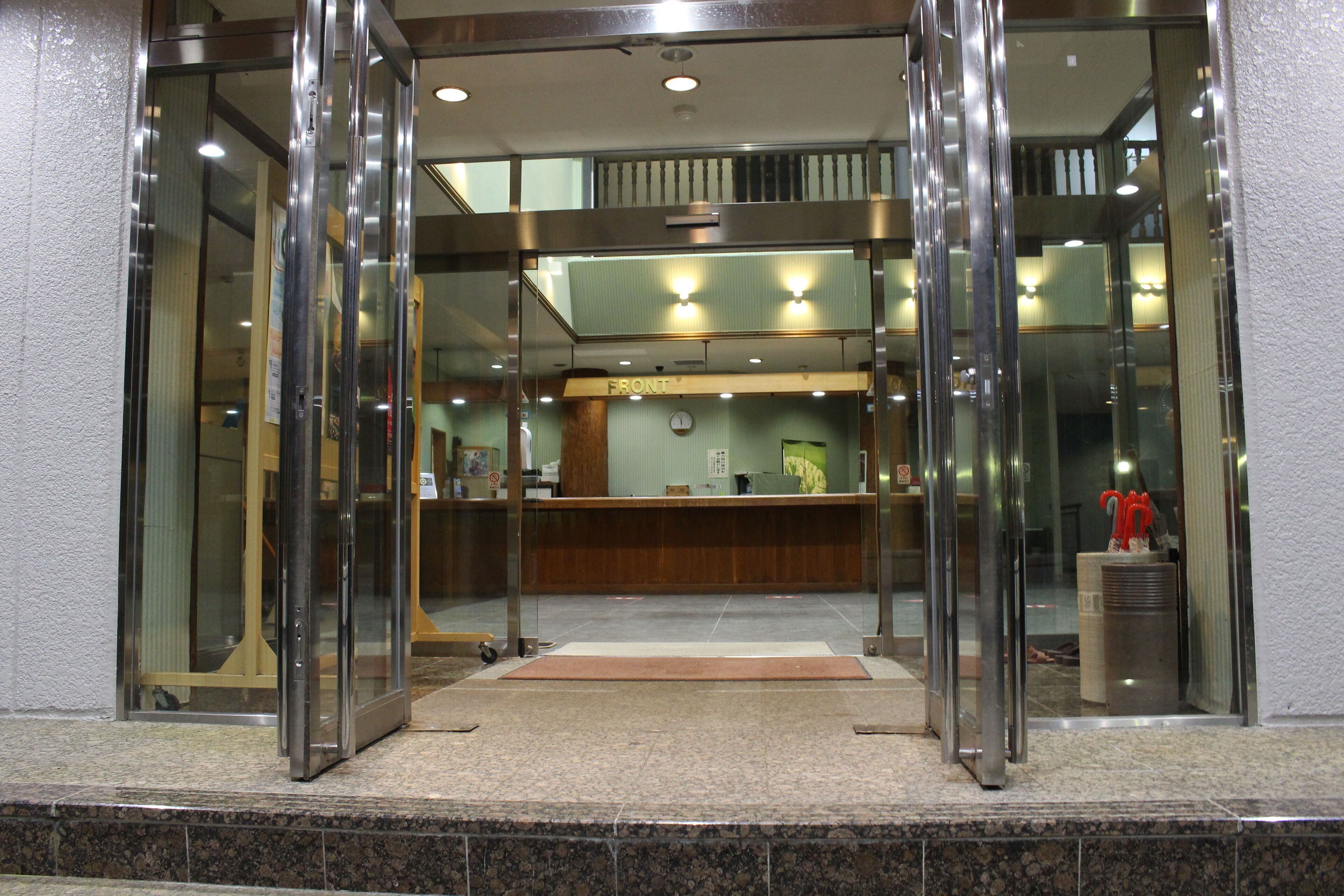 Majoituspaikan julkisivu