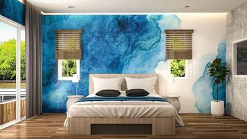 Deluxe-Villa, Seeblick | 1 Schlafzimmer, Minibar, individuell dekoriert, individuell eingerichtet