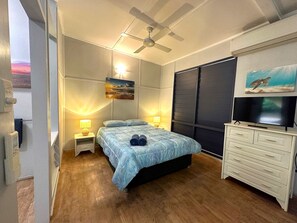 1 habitación y ropa de cama 