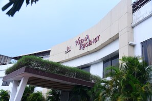 Façade de l’hébergement