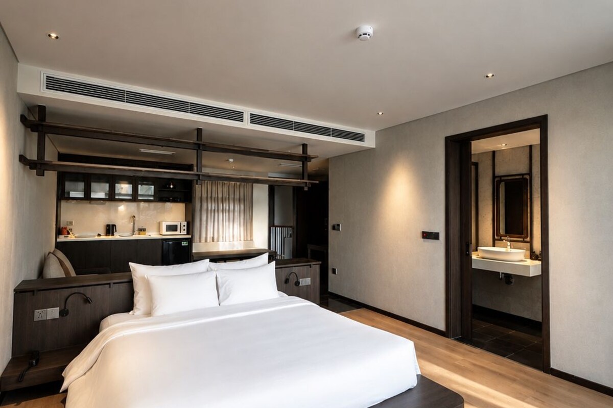 Executive suite | Lakens van Egyptisch katoen, luxe beddengoed, donsdekens