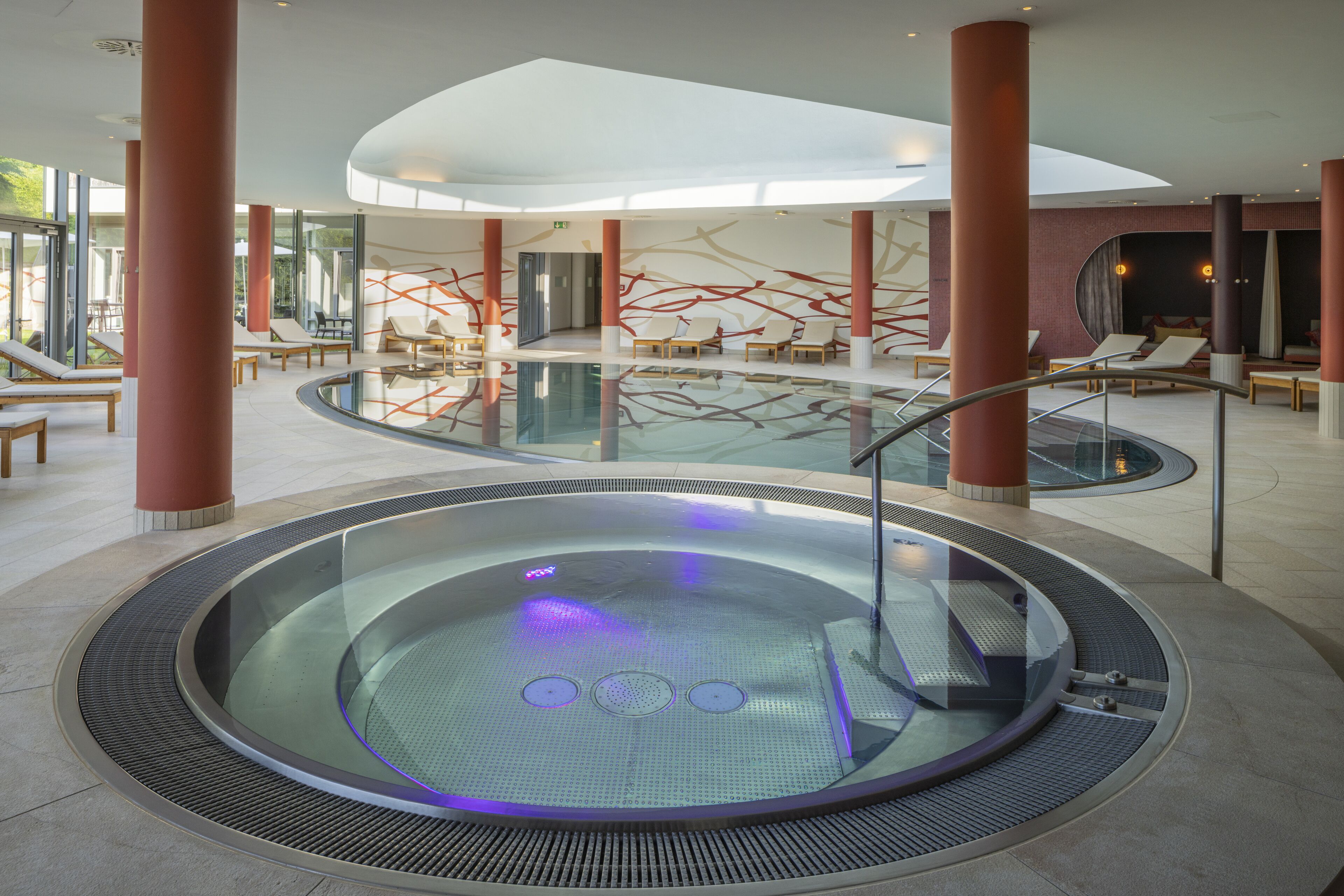 Bain à remous intérieur
