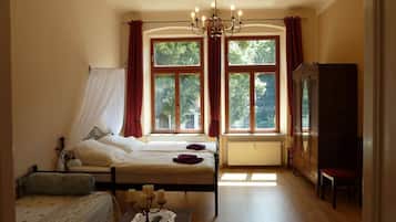 2 bedrooms, iron/ironing board