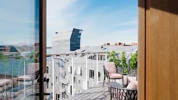 Exclusive-Apartment, 2 Schlafzimmer, Meerblick | Terrasse/Patio