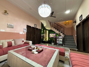 32-inch Smart TV with digital channels - The Orchid Retreat Agra - Stay Near Taj Mahal (Agra)