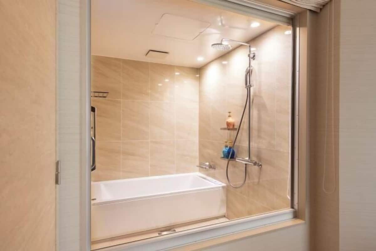 Bagno | Vasca e doccia separate, set di cortesia gratuito, asciugacapelli