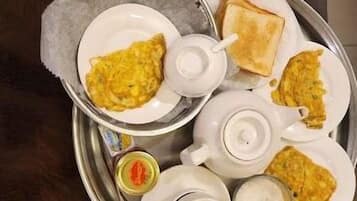 Gratis morgenmadsbuffet hver dag