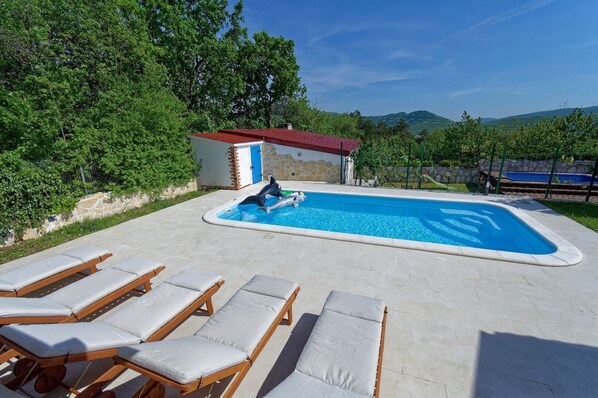 Alberca al aire libre 