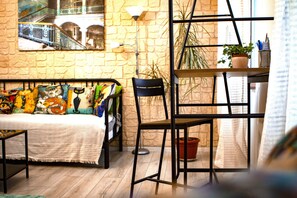 1 室のベッドルーム、アイロン / アイロン台、WiFi、ベッドシーツ