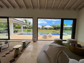 Villa, 4 Bedrooms, Accessible, Smoking | Living area | Books - Spacious Srvittinivillas for Family lux Modern With Golf View (La Romana)