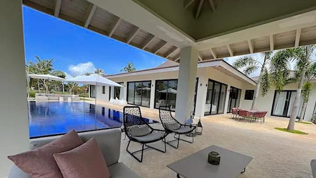 Villa, 4 Bedrooms, Accessible, Smoking | Terrace/patio - Spacious Srvittinivillas for Family lux Modern With Golf View (La Romana)