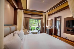 Suite Luxe, balcon, vue colline