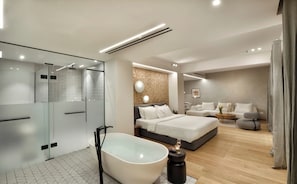 Executive appartement | Een strijkplank/strijkijzer, gratis wifi, beddengoed