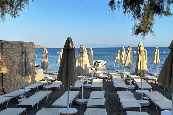 Private beach