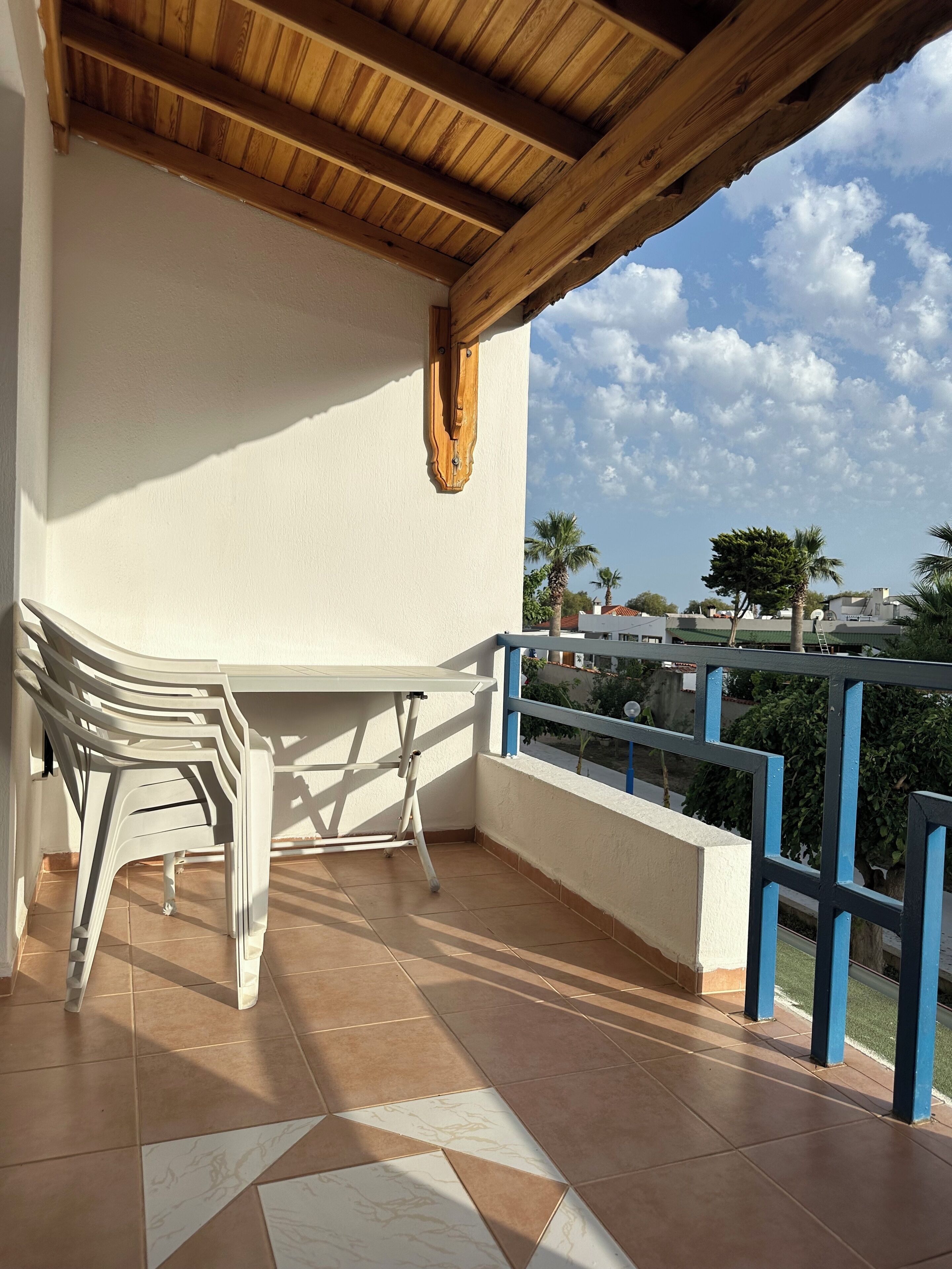 Eenvoudig appartement | Terras