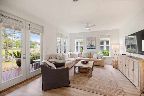 Maison, 3 chambres | Aire de séjour | Téléviseur connecté