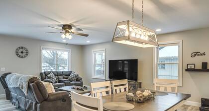 Riverfront Michigan Cottage w/ Fire Pit & Kayaks!