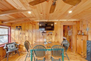 House (1 Bedroom) | Interior - Lovely Maine Cabin w/ Deck, Gas Grill & Fire Pit! (Casco)